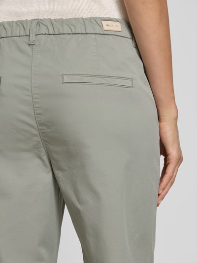 MAC Capribroek met paspelzakken aan de achterkant Rietgroen - 3