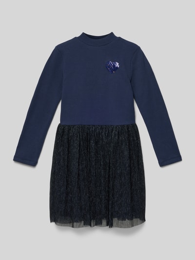 DANAMADE Jurk in 2-in-1-look, model 'HILLA' Marineblauw - 1