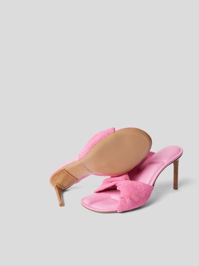 Jacquemus Pantoletten mit Pfennigabsatz Pink 6