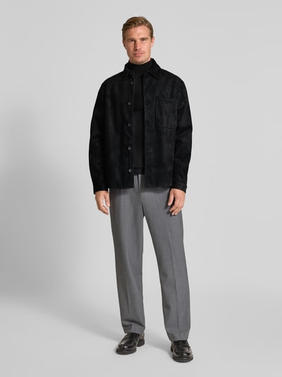 Antony Morato Kurtka koszulowa z kołnierzykiem typu kent Czarny 1
