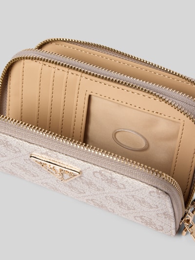 Guess Portemonnee met labeldetail, model 'LAUREL' Taupe - 3