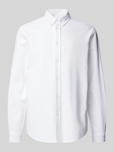 Samsøe & Samsøe Regular Fit Freizeithemd mit Button-Down-Kragen Modell 'SALIAM' Weiss 2