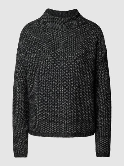 HUGO Strickpullover mit Grobstrick Modell 'SAFINEYN' Black 2