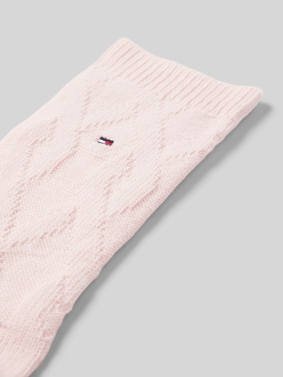 Tommy Hilfiger Socken mit Label-Detail Rosa 2