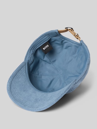BOSS Basecap in Cord Optik Modell 'ARI' Rauchblau 2