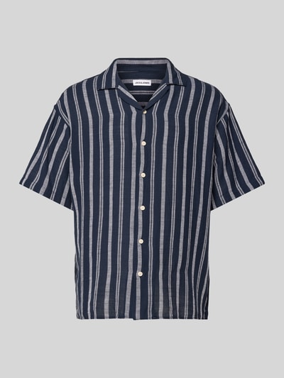 Jack & Jones Freizeithemd mit Reverskragen Modell 'EENZO' Marine 2