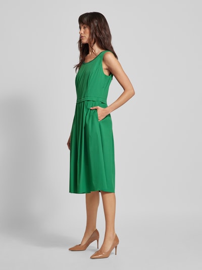 ROBE LÉGÈRE Sukienka o długości do kolan z zakładkami Butelkowy zielony 1