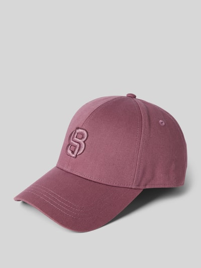 BOSS Basecap mit Label-Stitching Modell 'Zed' Purple 1