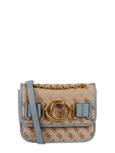 Guess Crossbody Bag mit Logo-Muster Modell 'Aileen' Rauchblau 1