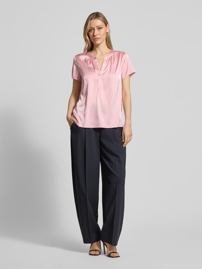 Betty Barclay Blusenshirt aus Satin mit V-Ausschnitt Rose 1