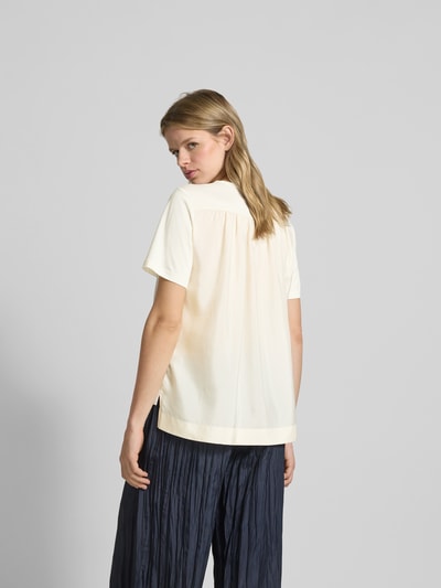 Joseph T-Shirt mit geripptem Rundhalsausschnitt Ecru 5