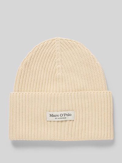 Marc O'Polo Beanie aus reiner Baumwolle Offwhite 1