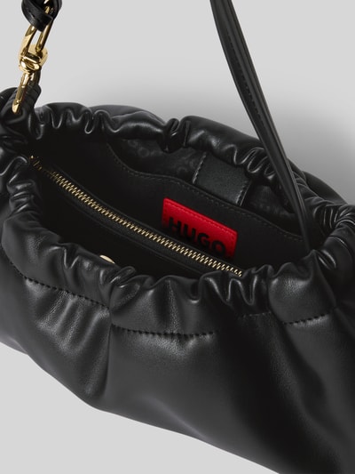 HUGO Umhängetasche mit Magnetverschluss Modell 'MILLIE_HOBO' Black 5
