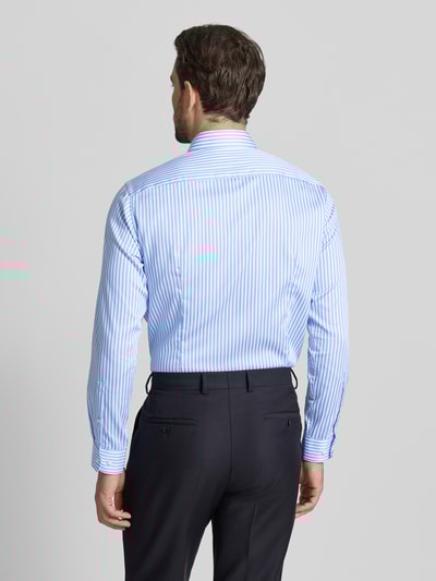 Jake*s Regular fit zakelijk overhemd van katoen met kentkraag Bleu - 5