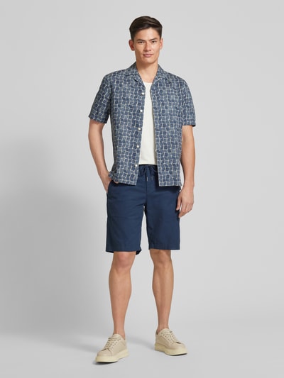 Fynch-Hatton Regular Fit Bermudas mit Tunnelzug Modell 'COLI' Marine 1