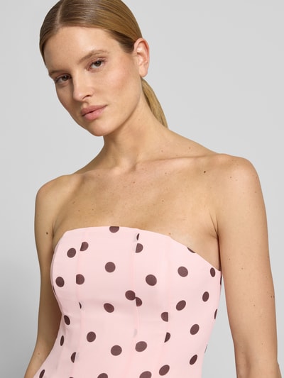 Forever New Midikleid im Off-Shoulder-Design Modell 'Kimora' Rosa 3