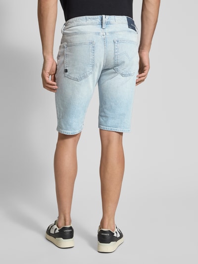 Tom Tailor Denim Slim fit bermuda van katoenmix, model 'PIERS' Lichtblauw - 5