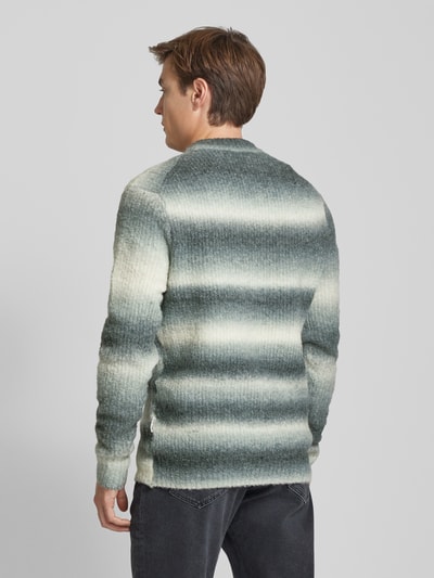 Casual Friday Strickpullover mit Stehkragen Modell 'Karl' Mittelgrau 5