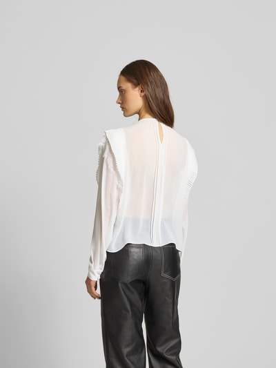 Self-Portrait Hemdbluse mit Knopfleiste Weiss 5