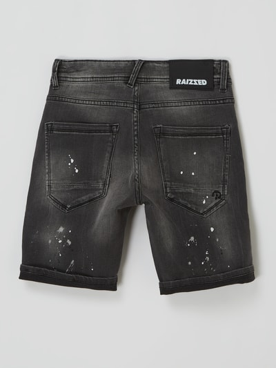 Raizzed Korte jeans met stretch, model 'Oregon' Donkergrijs - 4