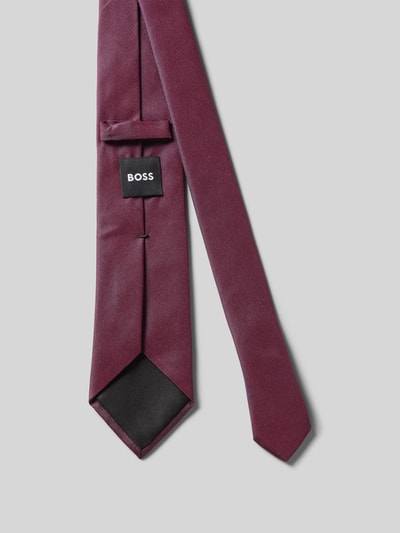 BOSS Krawatte mit Label-Patch Bordeaux 2