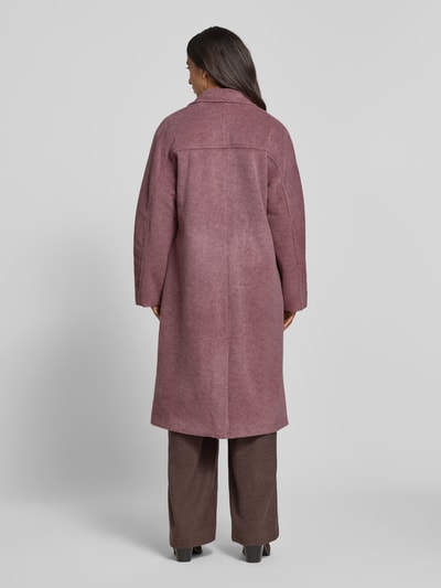 Vero Moda Regular Fit Mantel mit Reverskragen Modell 'LELEA' Rosa 5