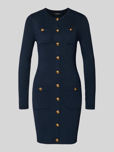 Lauren Ralph Lauren Strickkleid aus Viskose-Mix Modell 'CHAYNEN' Marine 2