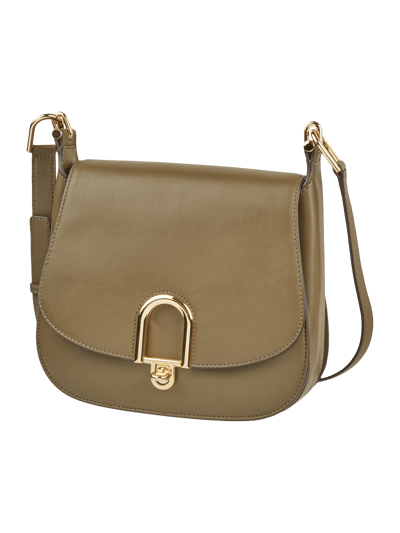 MICHAEL Michael Kors Saddle Bag aus echtem Leder Oliv 2