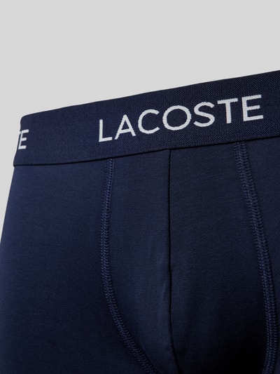 Lacoste Boxershort met band met label in een set van 3 stuks Donkerblauw - 2