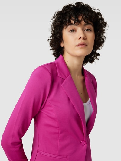 ICHI Blazer met paspelzakken, model 'KATE' Fuchsia - 3