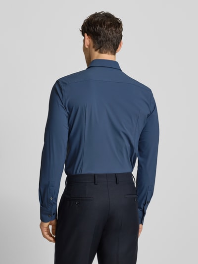 BOSS Slim Fit Businesshemd aus atmungsaktivem Material Modell 'HANK' Jeansblau 5