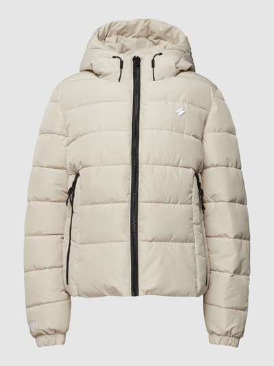 Superdry Steppjacke mit Label-Stitching Modell 'SPIRIT' Sand 2