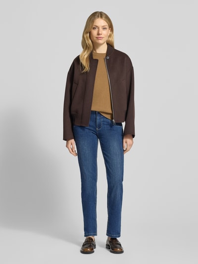 Buena Vista Straight Fit Cropped Jeans Modell 'ANNA' Blau 1