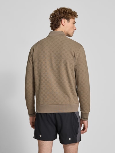 BOSS Green bluza rozpinana o kroju regular fit z mieszanki bawełny model 'SW_Revival Skarley' Piaskowy 5