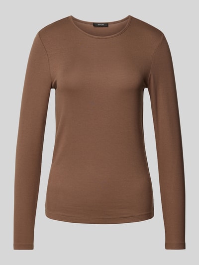 OPUS Longsleeve mit Rundhalsausschnitt Modell 'Sogeti' Beige 3