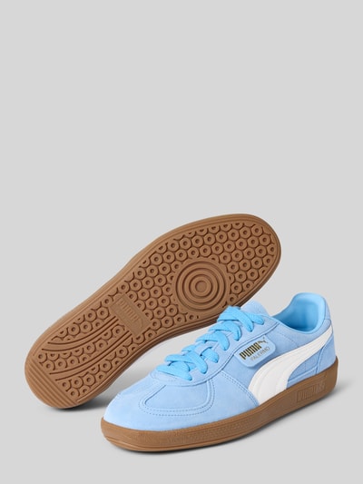 Puma Sneaker mit Label-Details Modell 'Palermo' Hellblau 4