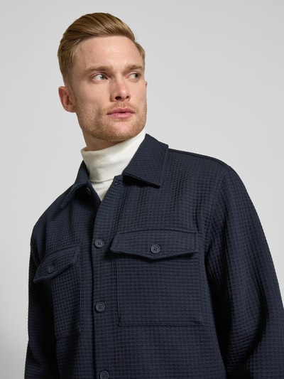 MCNEAL Hemdjacke mit Knopfleiste Dunkelblau 3