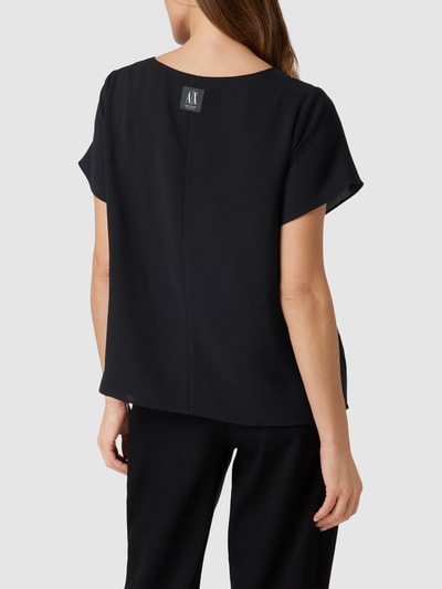ARMANI EXCHANGE Blusenshirt mit Volants Schwarz 5