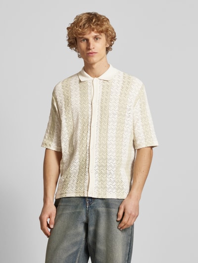 Jack & Jones Regular Fit Freizeithemd mit Polokragen Modell 'TYLER' Beige 4