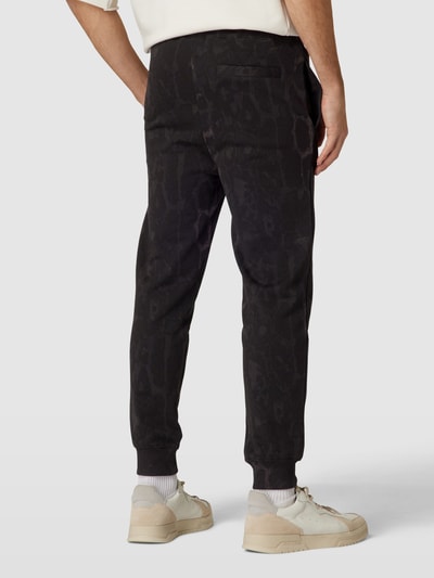 HUGO Sweatpants mit Label-Print Modell 'Danther' Black 5