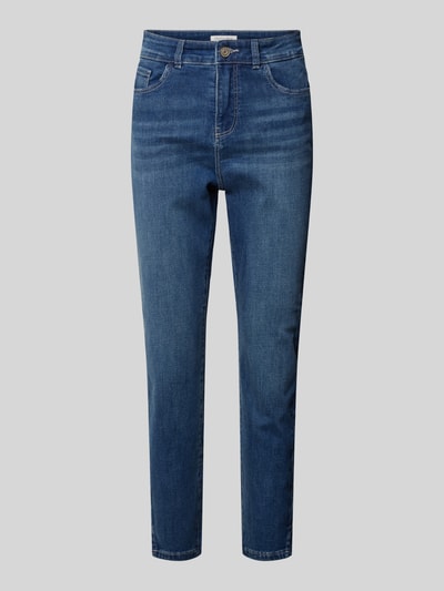 Christian Berg Woman Skinny Fit Jeans mit Viskose-Anteil und verkürztem Bein Blau 1