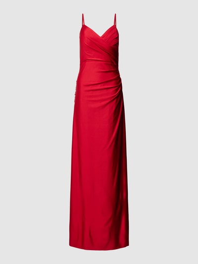 TROYDEN COLLECTION Abendkleid mit Taillenpasse Rot 2