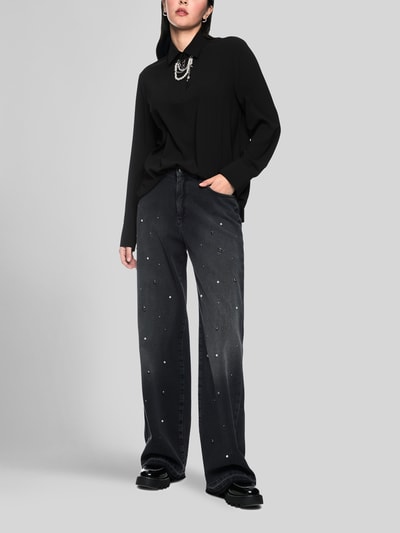 Marc Cain Hemdbluse mit Ballonärmeln Black 1