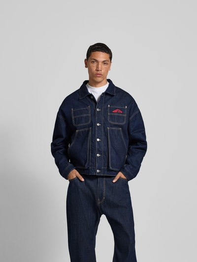 Dsquared2 Jeansjacke mit Knopfleiste Dunkelblau 4