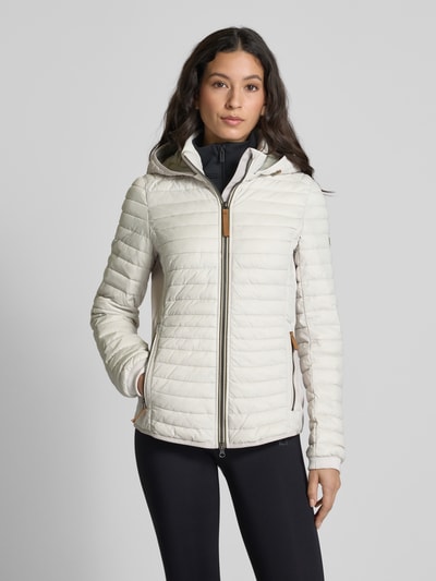 camel active Steppjacke mit Zweiwege-Reißverschluss Offwhite 4