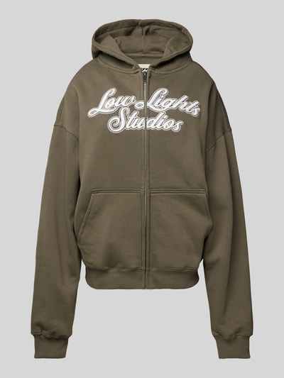 Low Lights Studios Sweatjacke mit Kapuze Modell 'Shutter' Taupe 1