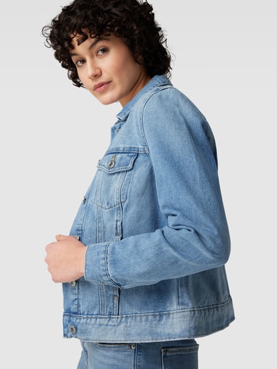 Vero Moda Kurtka jeansowa z wykładanym kołnierzem model ‘ZORICA’ Jasnoniebieski 3