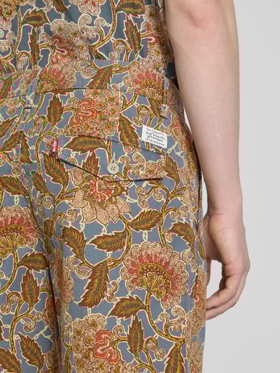 Levi's® Authentic Relaxed Fit Chino-Shorts mit Gürtelschlaufen Rauchblau 3