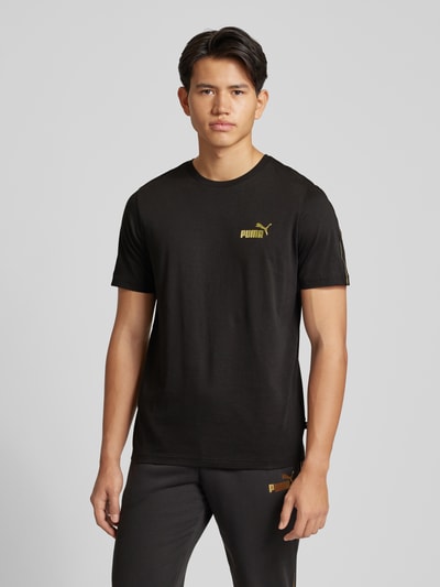 PUMA PERFORMANCE T-shirt met labelprint Zwart - 4