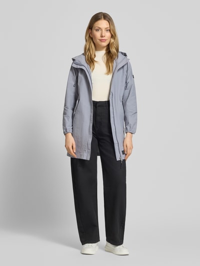 khujo Parka mit Label-Patches Modell 'AMETI' Eisblau 1